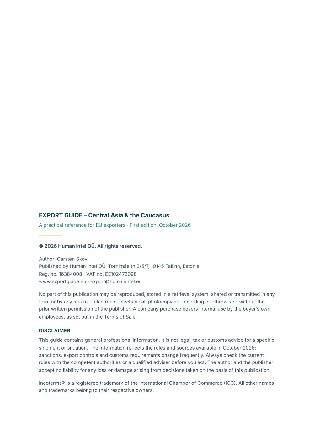 EXPORT GUIDE – page 3