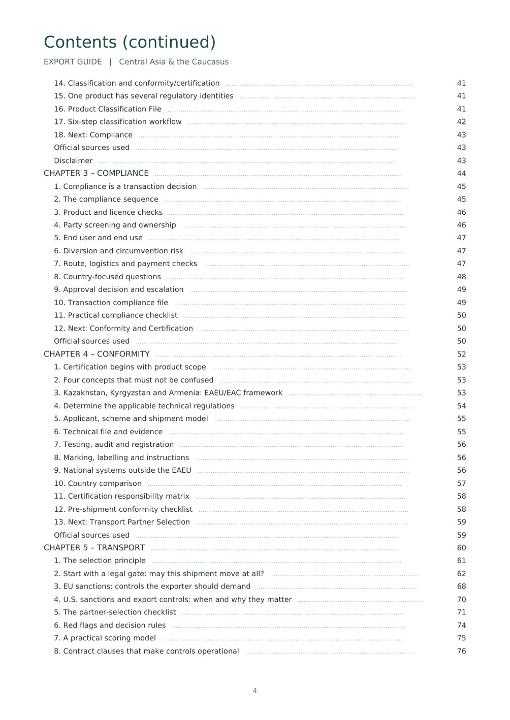 EXPORT GUIDE – page 5