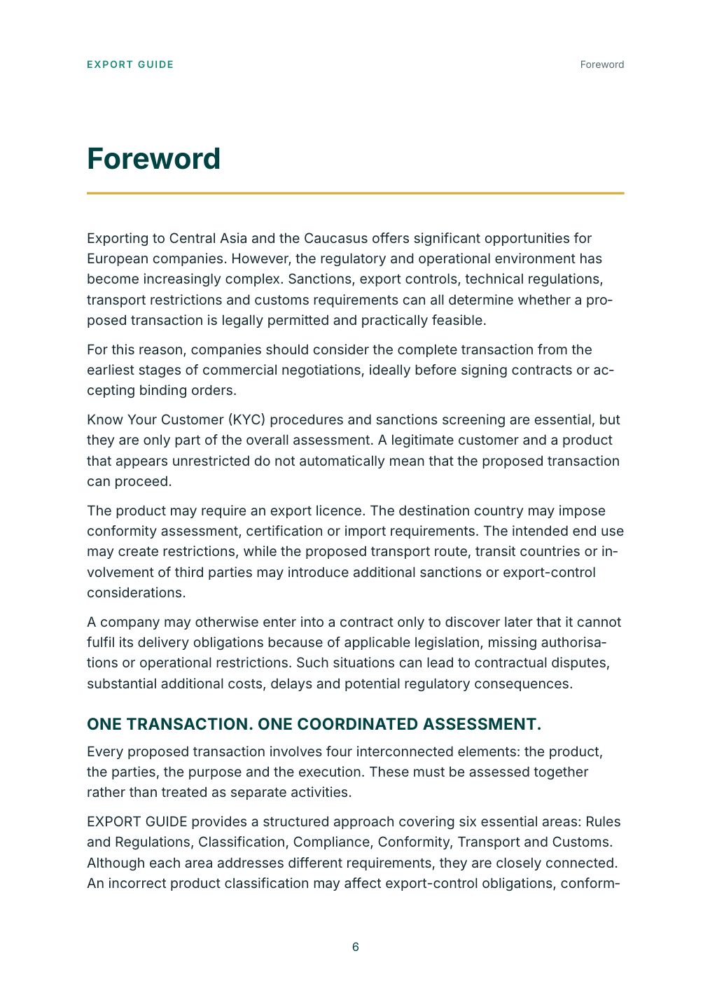 EXPORT GUIDE – page 6