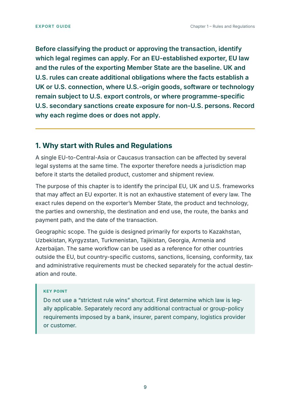 EXPORT GUIDE – page 9