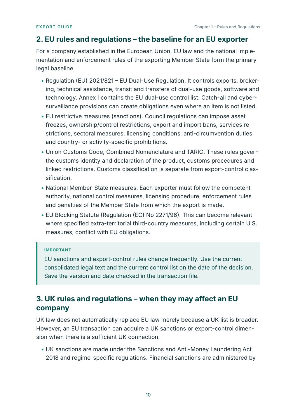EXPORT GUIDE – page 10